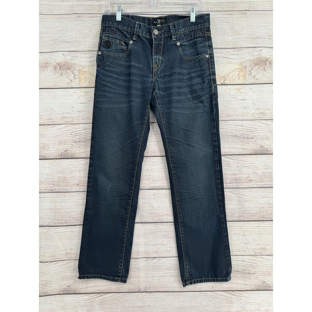 Marc Ecko Slim Jeans Men 30x30 Dark Wash Blue Denim Skater Streetwear